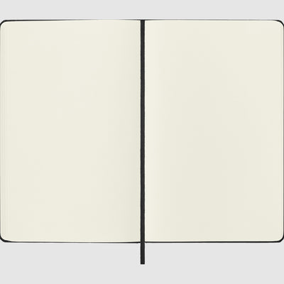 Moleskine Classic Hard Cover Notebook - Black - A5 - Plain