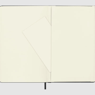 Moleskine Classic Hard Cover Notebook - Black - A5 - Plain