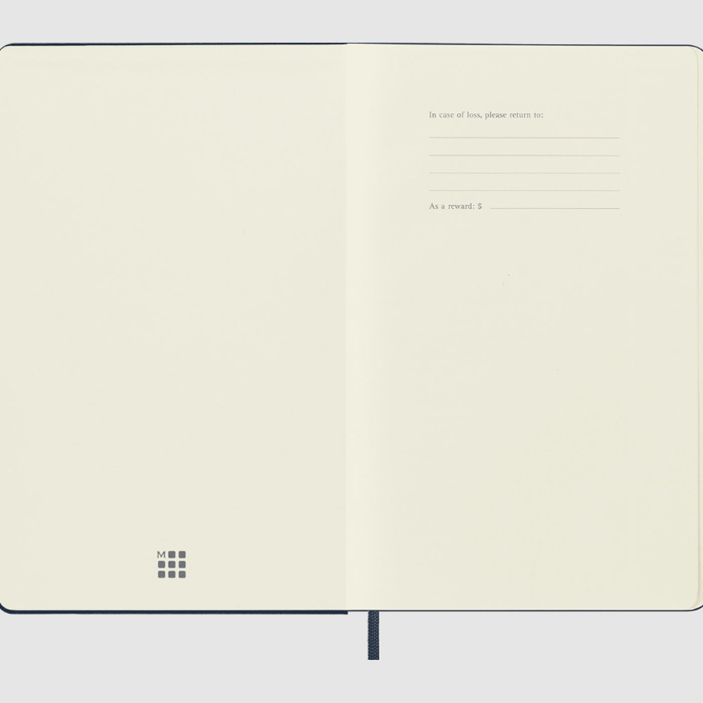 Moleskine Classic Hard Cover Notebook - Sapphire Blue - A5 - Plain