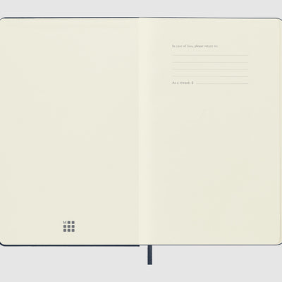 Moleskine Classic Hard Cover Notebook - Sapphire Blue - A5 - Plain