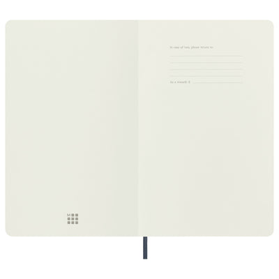 Moleskine Classic Soft Cover Navy Blue Notebook - A5, Ruled 2