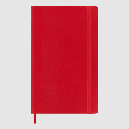 Moleskine Classic Soft Cover Notebook - Red - A5 - Plain