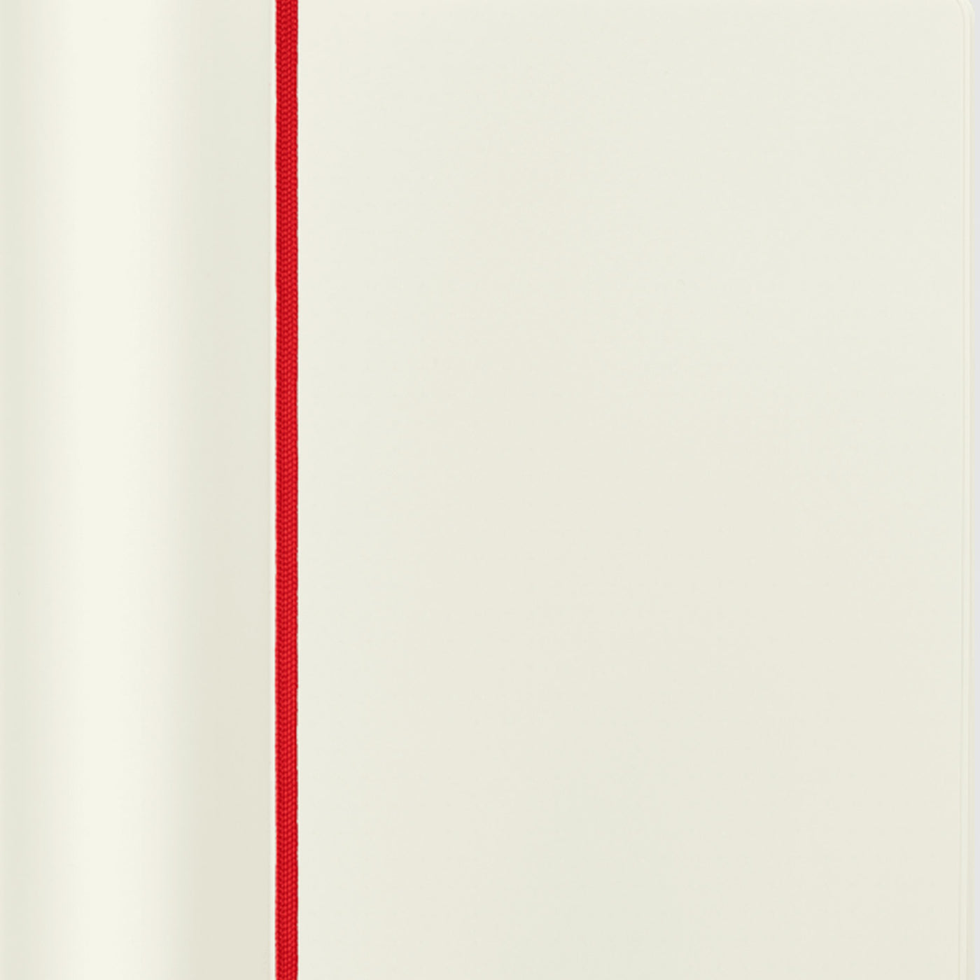Moleskine Classic Soft Cover Notebook - Red - A5 - Plain