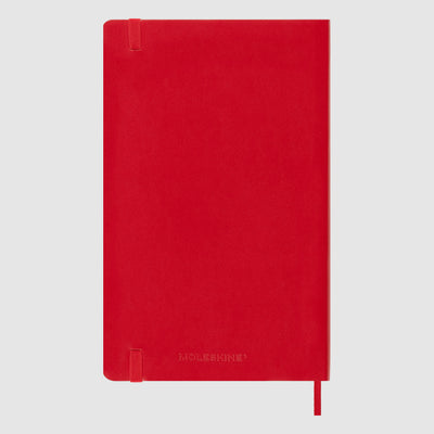Moleskine Classic Soft Cover Notebook - Red - A5 - Plain