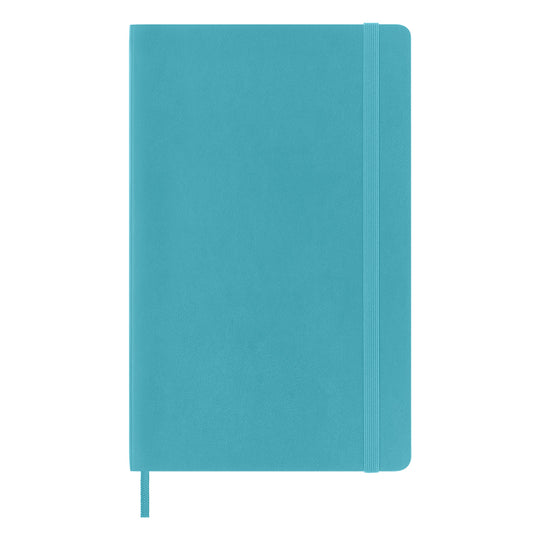 Moleskine Classic Soft Cover Reef Blue Notebook - A5, Ruled