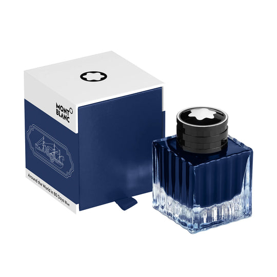 Montblanc Around The World in 80 Days Ink Bottle, Blue - 50ml