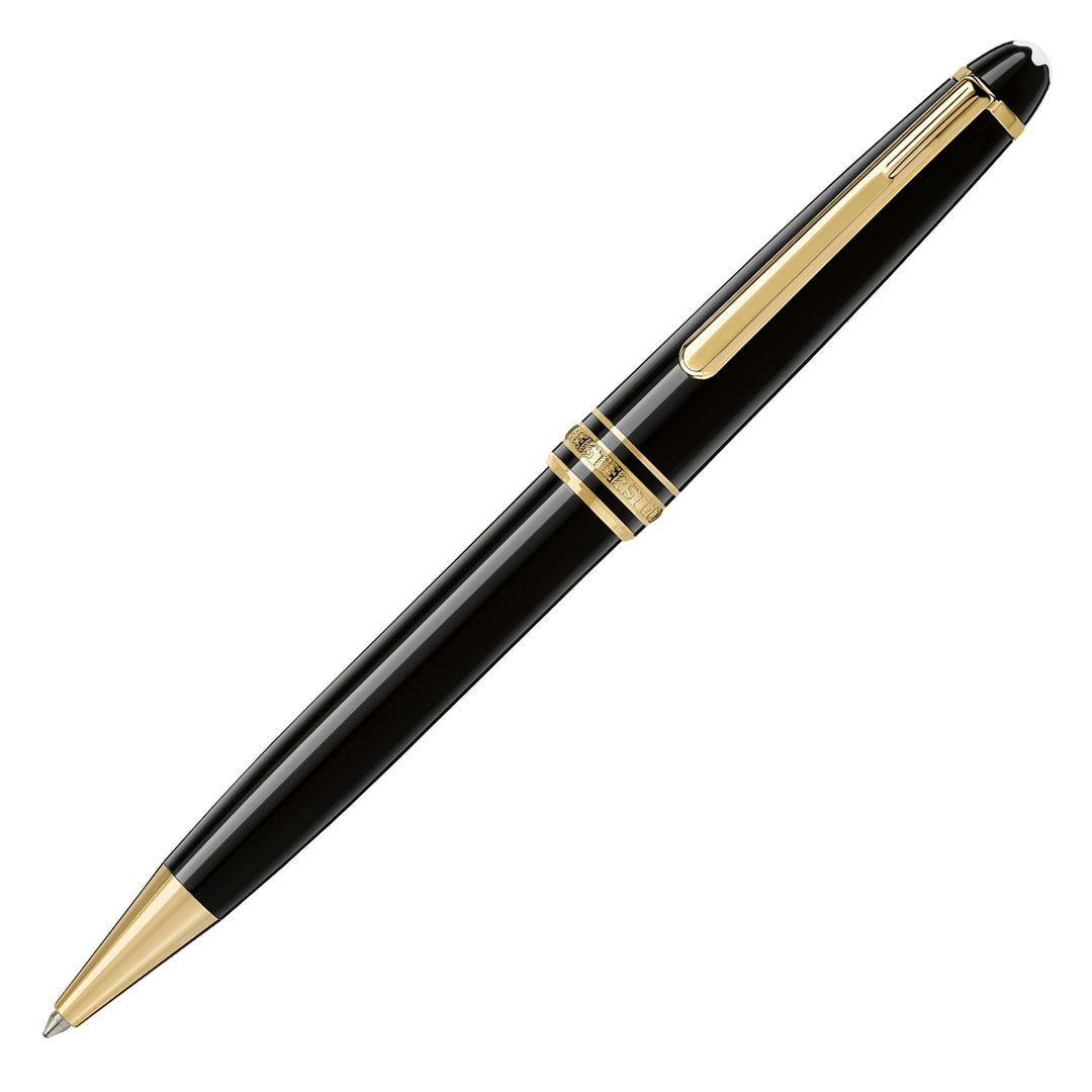 Montblanc Meisterstuck Ball Pen Black GT Makoba