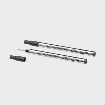 Montblanc 128226 Legrand Roller Ball Pen Refill - Mystery Black - Broad - Pack of 2