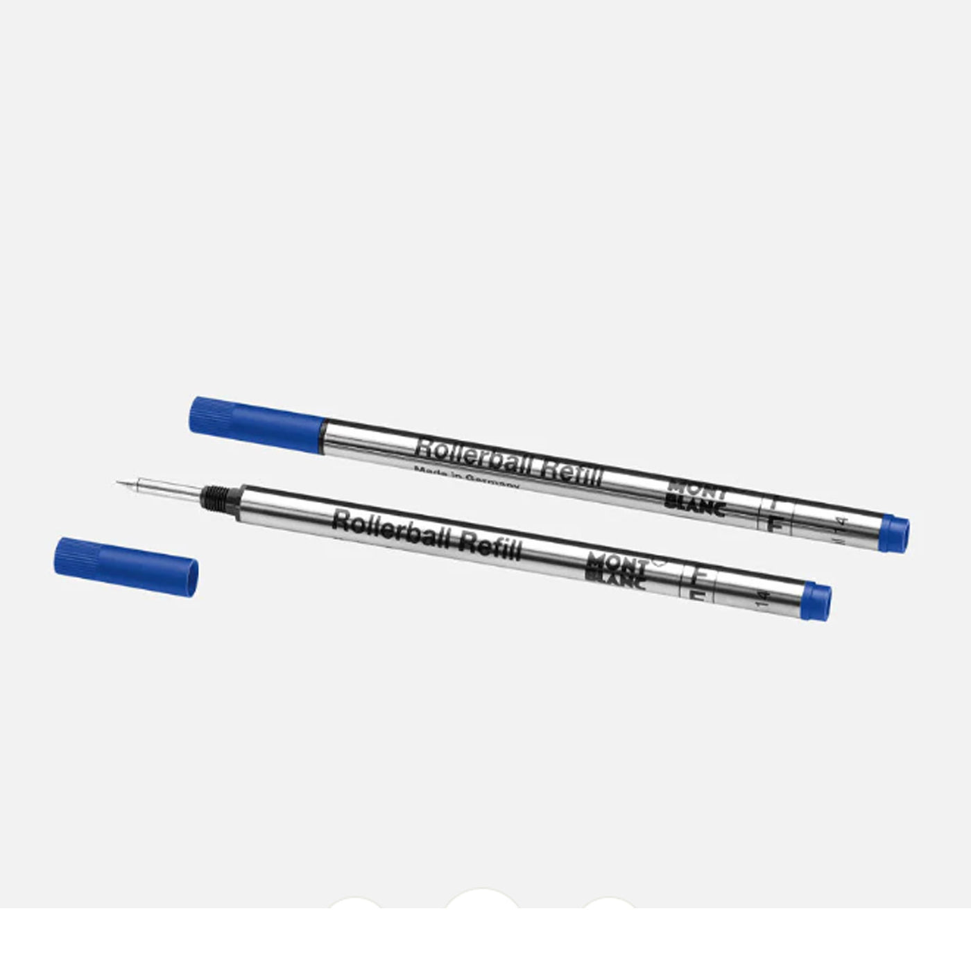 Montblanc 128232 Roller Ball Pen Refill - Royal Blue - Fine - Pack of 2 2