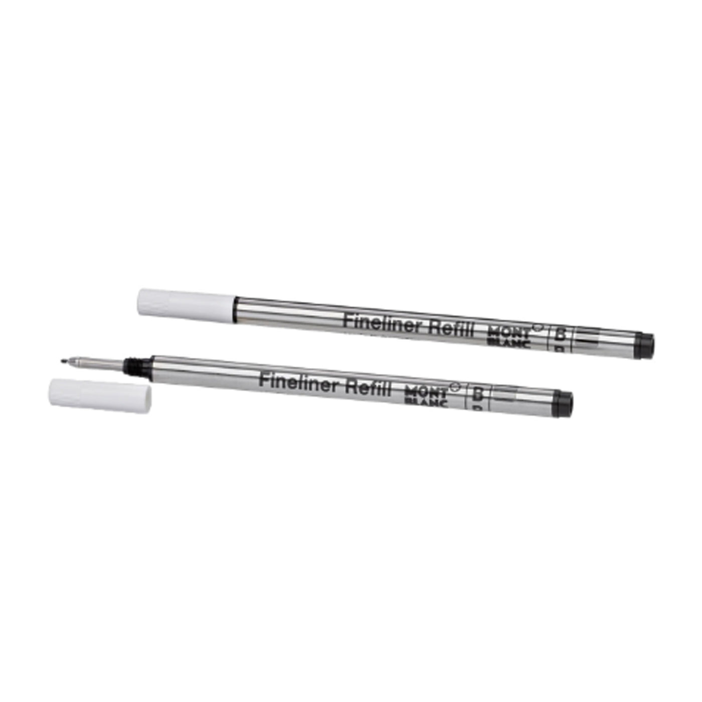 Montblanc 128247 Fineliner Refill - Mystery Black - Broad - Pack of 2
