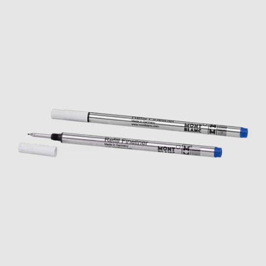 Montblanc 128248 Fineliner Refill - Royal Blue - Medium - Pack of 2