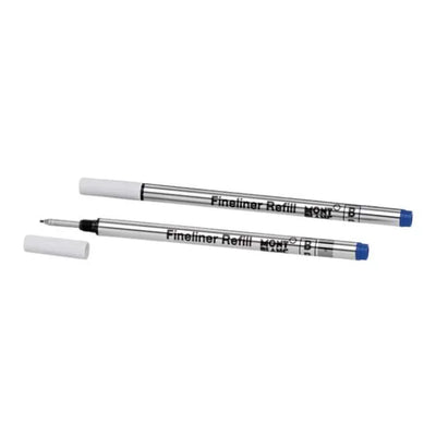 Montblanc 128249 Fineliner Refill - Royal Blue - Broad - Pack of 2
