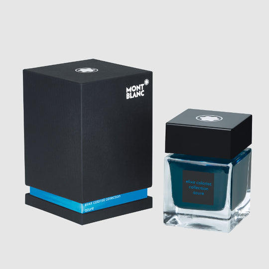 Montblanc Elixir Colorist Ink Bottle, Azure Blue - 50ml