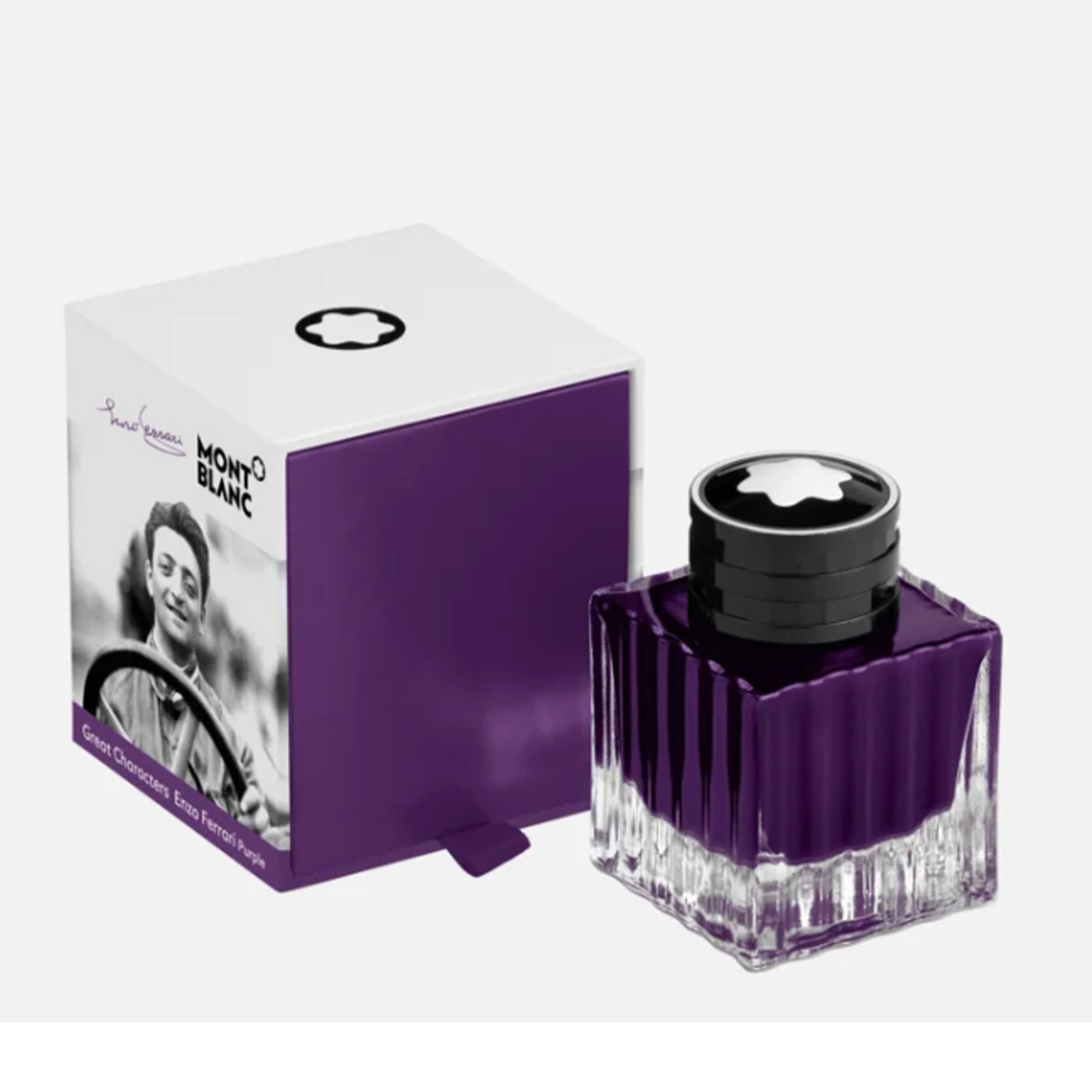 Montblanc Great Characters Enzo Ferrari Ink Bottle, Purple - 50ml 1