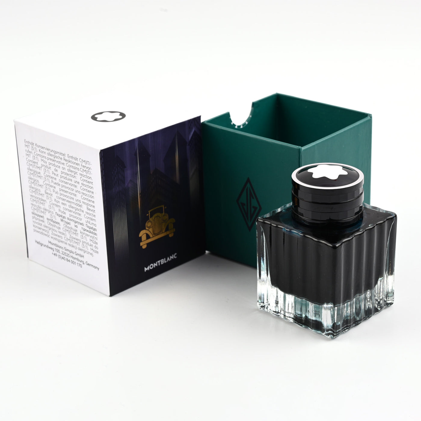 Montblanc Great Characters Homage to the Great Gatsby Ink Bottle, Green - 50ml 1