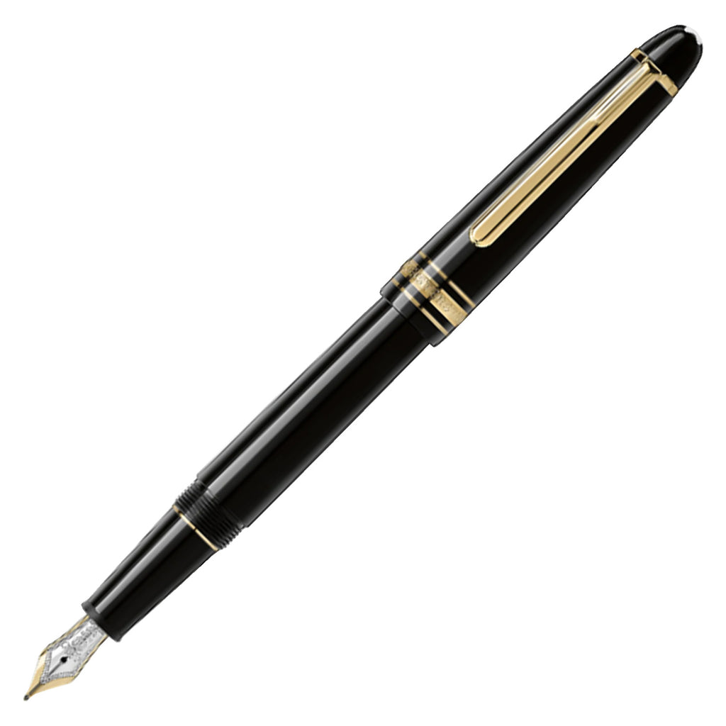 Buy Montblanc Black Gold Meisterstuck Fountain Pen | Montblanc |Makoba