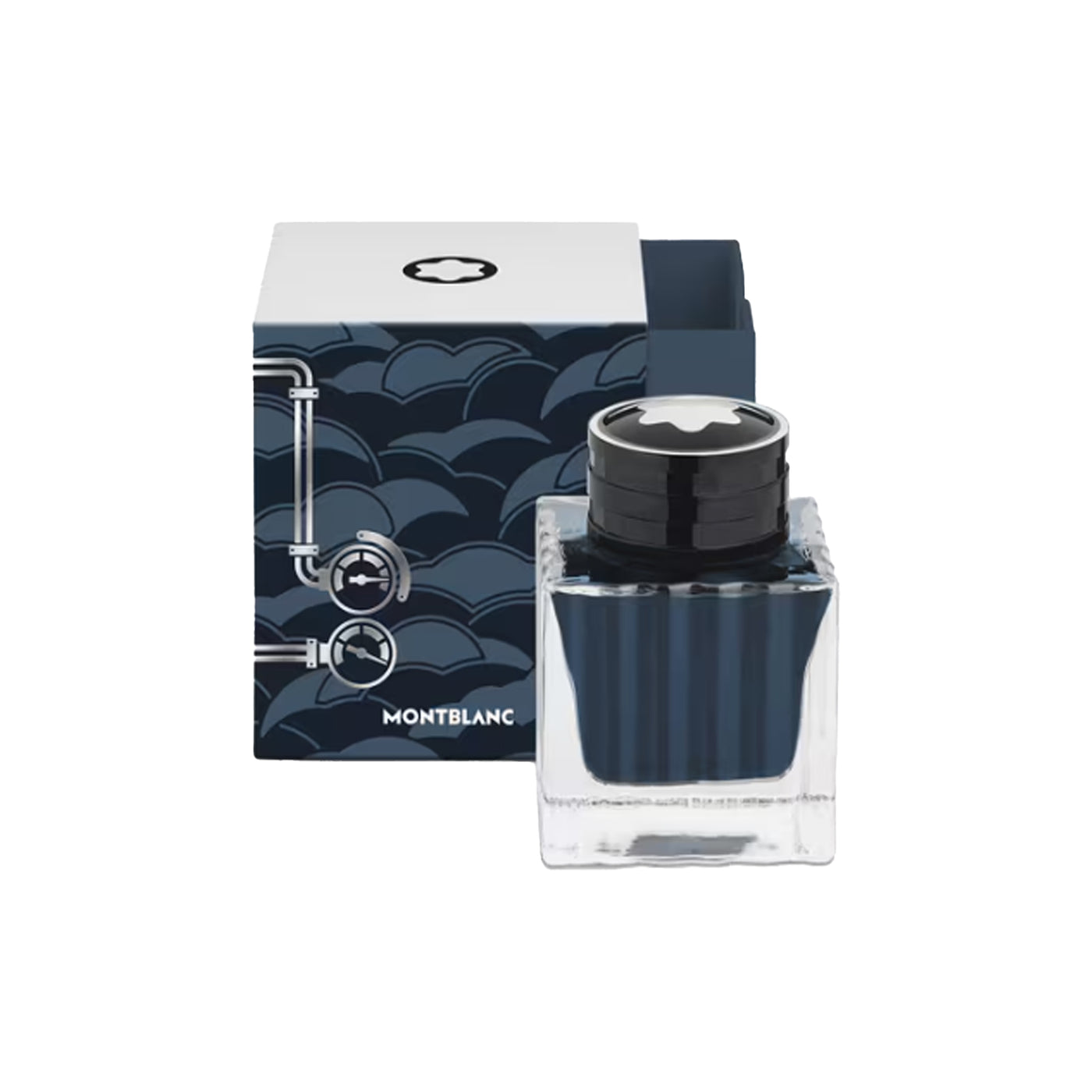 Montblanc Meisterstuck Around the World in 80 Days Coal Blue Ink Bottle, Blue - 50ml