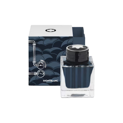 Montblanc Meisterstuck Around the World in 80 Days Coal Blue Ink Bottle, Blue - 50ml