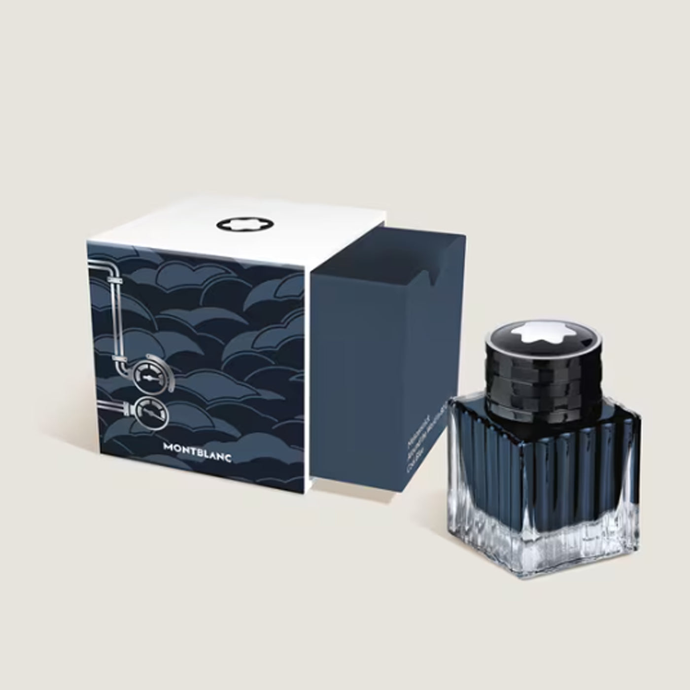 Montblanc Meisterstuck Around the World in 80 Days Coal Blue Ink Bottle, Blue - 50ml