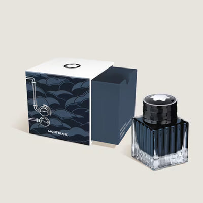 Montblanc Meisterstuck Around the World in 80 Days Coal Blue Ink Bottle, Blue - 50ml