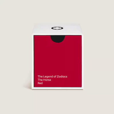 Montblanc The Legend of Zodiac Horse Ink Bottle, Red - 50ml