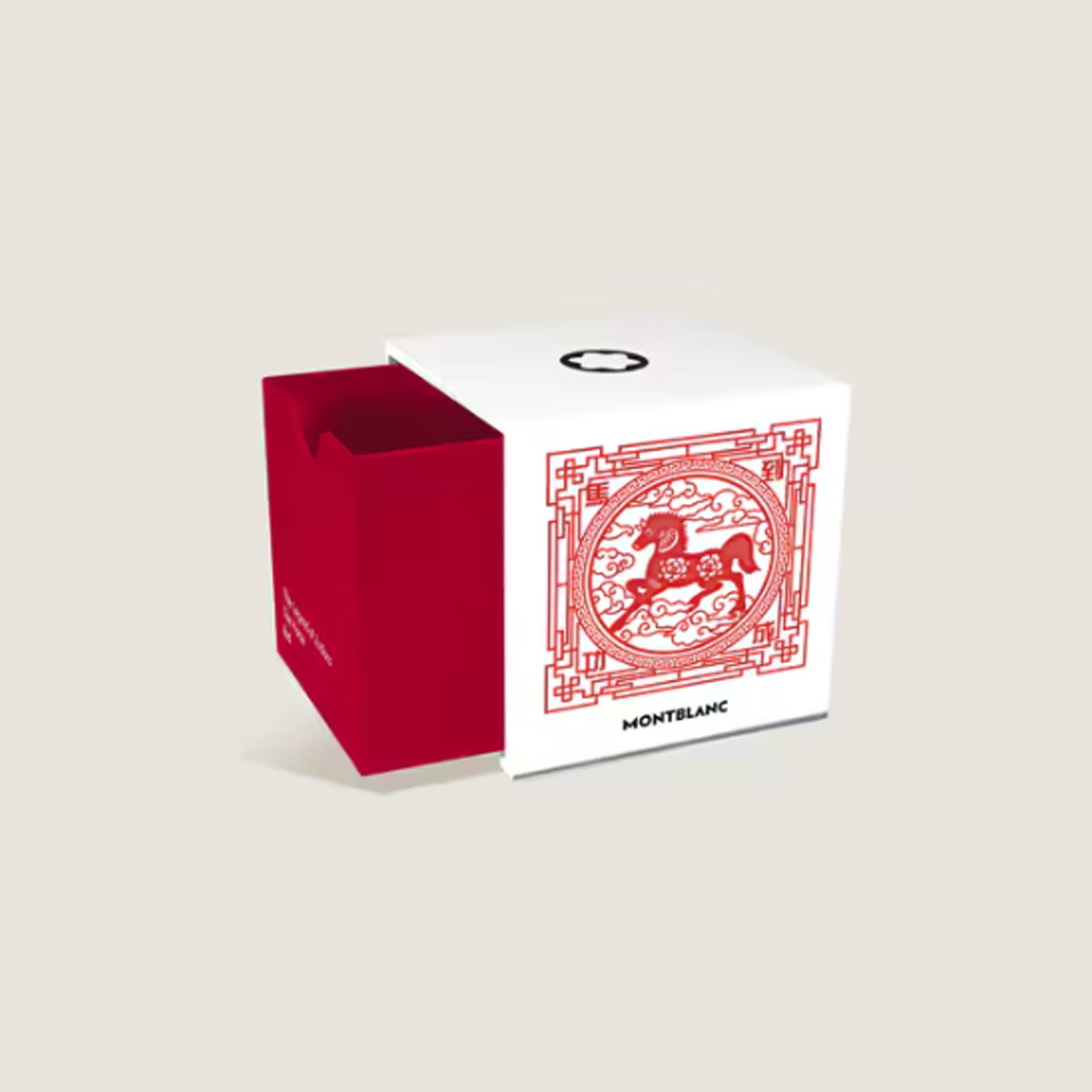 Montblanc The Legend of Zodiac Horse Ink Bottle, Red - 50ml