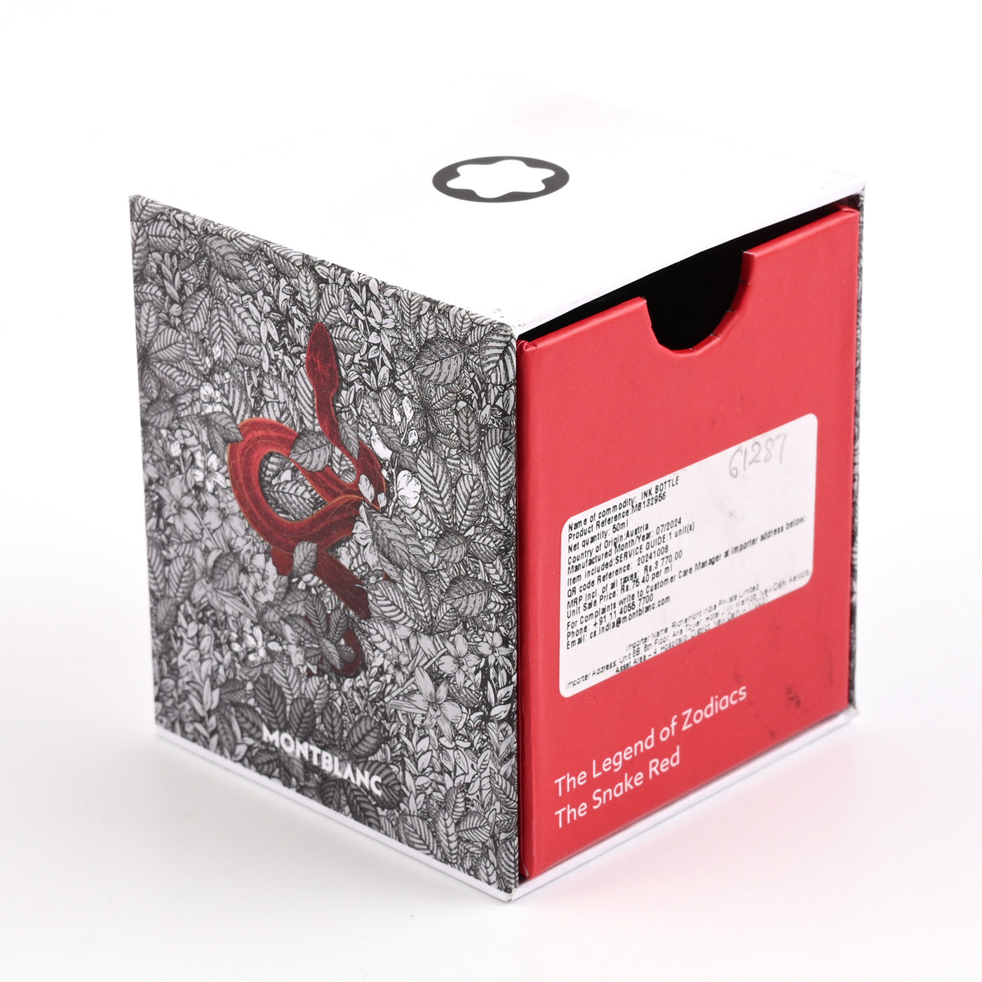 Montblanc The Legend of Zodiac Snake Ink Bottle, Red - 50ml 2