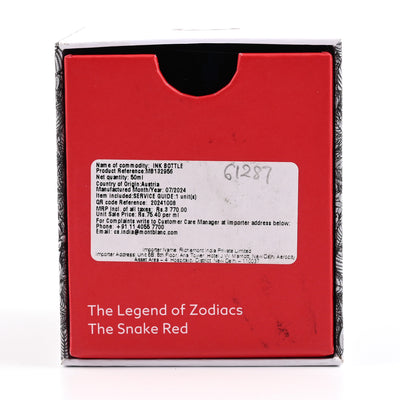 Montblanc The Legend of Zodiac Snake Ink Bottle, Red - 50ml 3