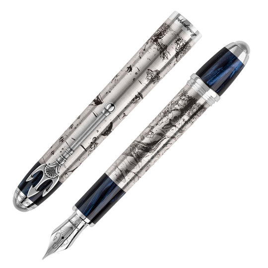 Montegrappa Albert II of Monaco Foundation Fountain Pen - Ocean (Limited Edition)