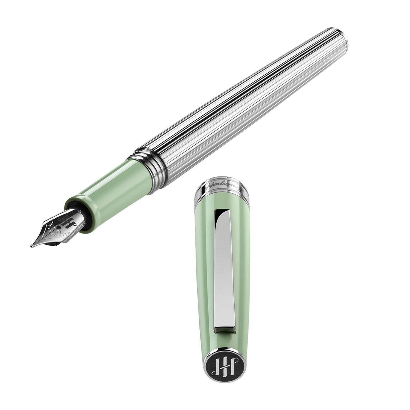 Montegrappa Armonia Duetto Fountain Pen - Neo Mint 3