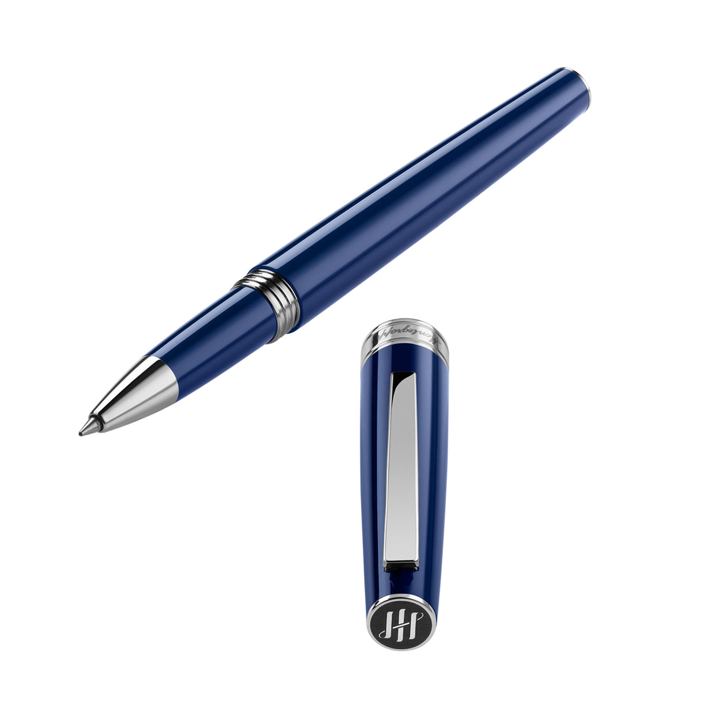 Montegrappa Armonia Roller Ball Pen - Navy Blue 3