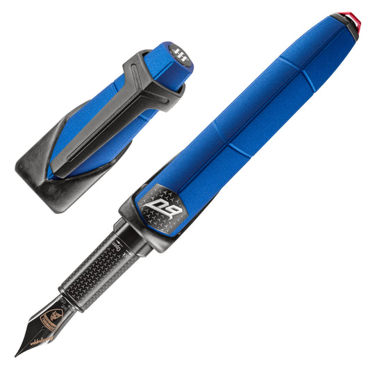 Montegrappa Automobili Lamborghini 60° Anniversary Fountain Pen - Blu Aegeus (Limited Edition)