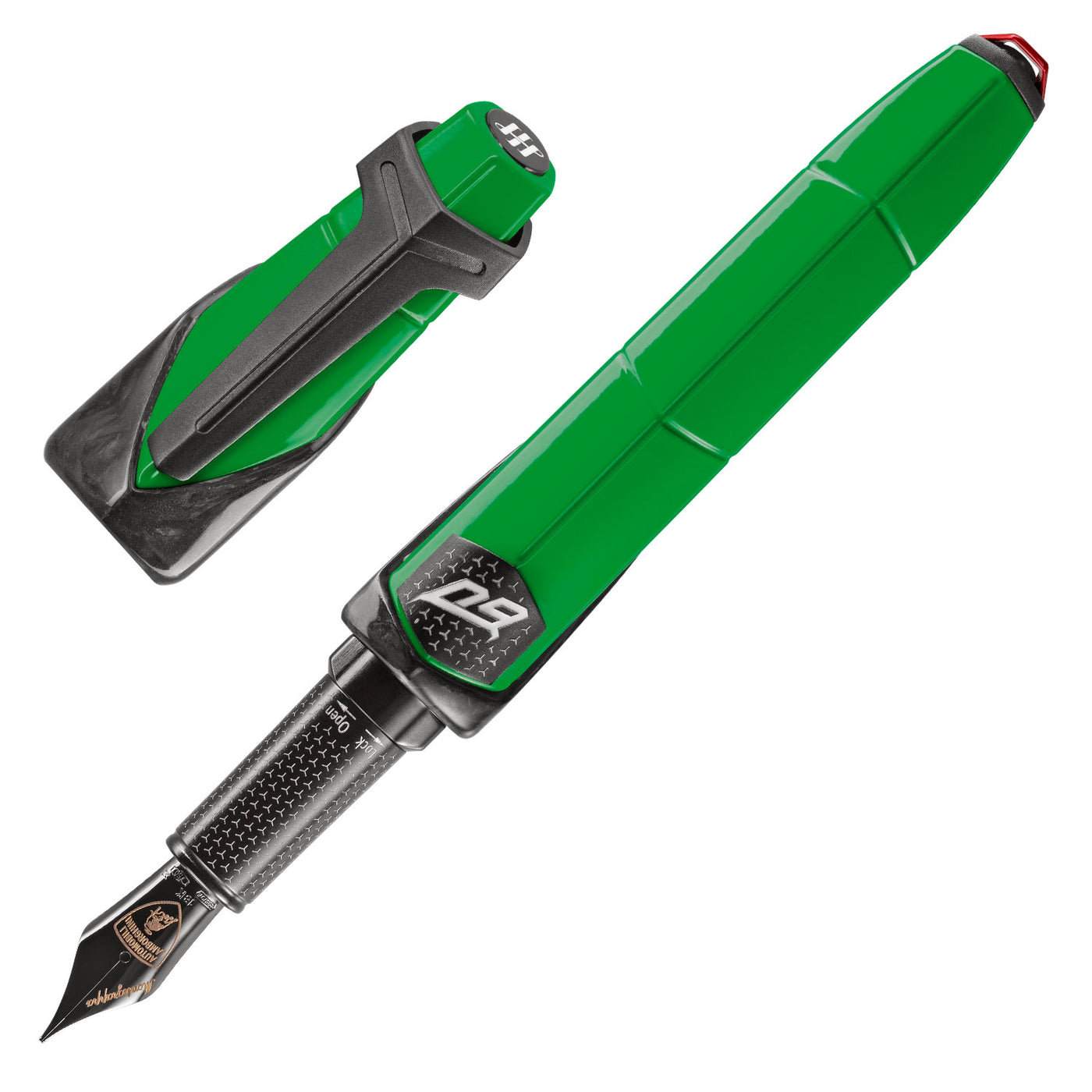 Montegrappa Automobili Lamborghini 60° Anniversary Fountain Pen - Verde Viper (Limited Edition) 1