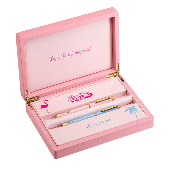 Montegrappa Barbie The Movie Icon Signature Fountain Pen Set (Limited Edition)