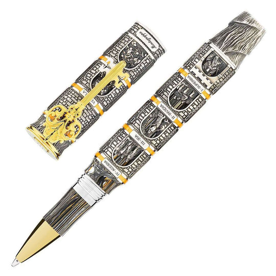 Montegrappa Dante Alighieri Purgatorio Limited Edition Roller Ball Pen, Silver