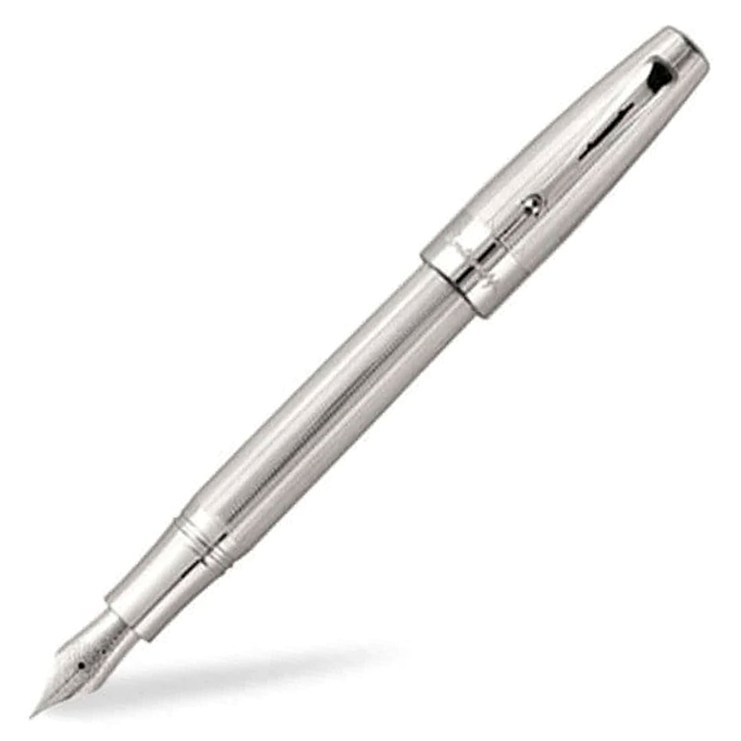 Montegrappa Extra Argento Fountain Pen, Silver - 18K Gold Nib – Makoba