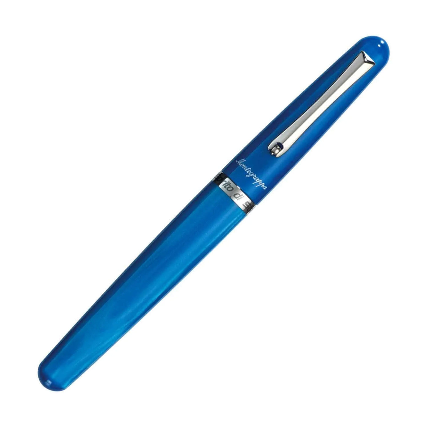 Montegrappa Lo Spirito Di Stella Fountain Pen Ocean (Blue) Steel Nib 3