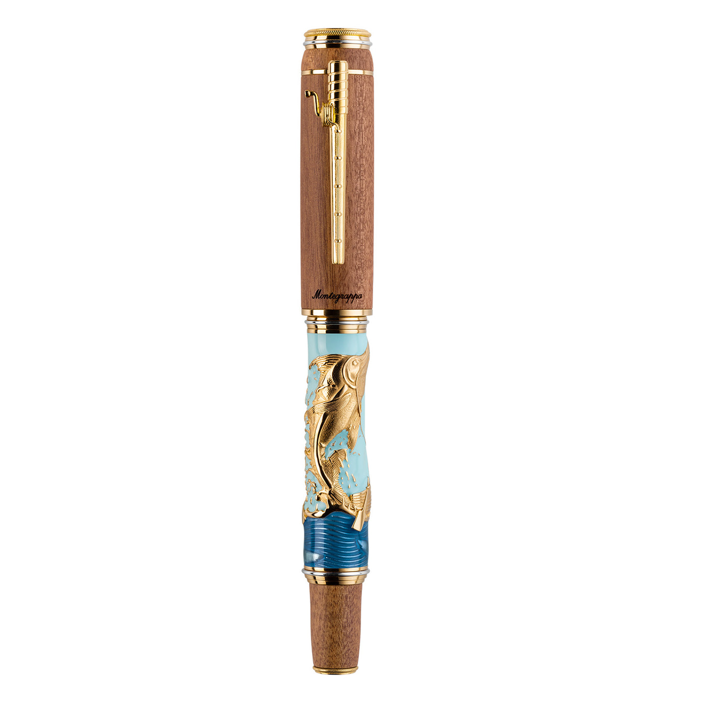 Montegrappa The Old Man & The Sea Vermeil Limited Edition Roller Ball Pen 4