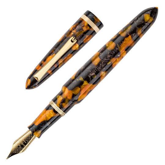 Montegrappa Venetia Fountain Pen - Havana Amber