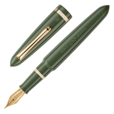 Montegrappa Venetia Fountain Pen with 14K Gold Nib - Lagoon Green 1