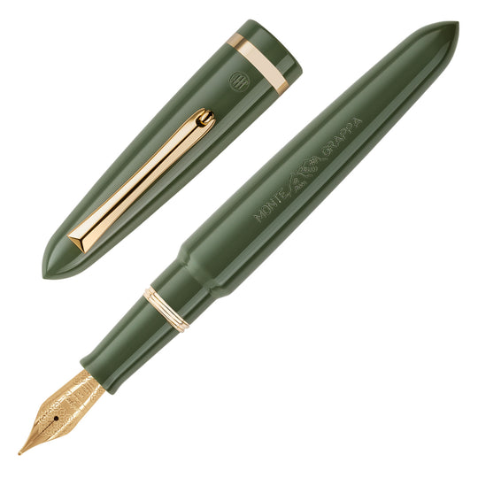 Montegrappa Venetia Fountain Pen with 14K Gold Nib - Lagoon Green