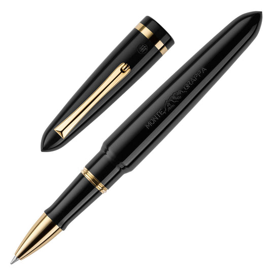Montegrappa Venetia Roller Ball Pen - Black