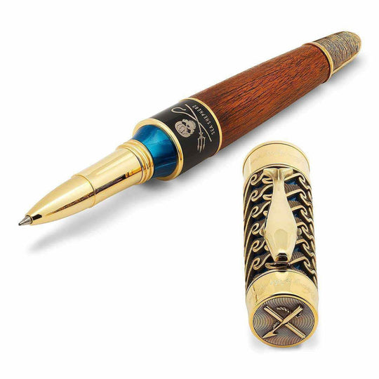 Montegrappa Victory Of The Whale Limited Edition Roller Ball Pen, Brown