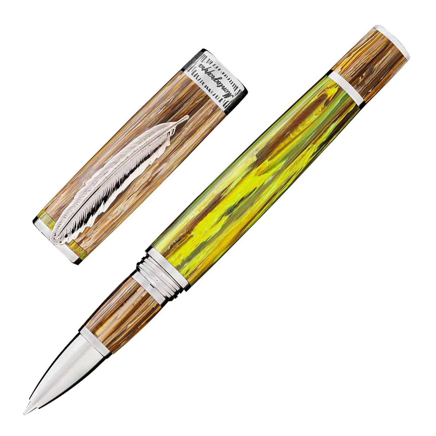 Montegrappa Wildlife Baobab Limited Edition Roller Ball Pen Green 1