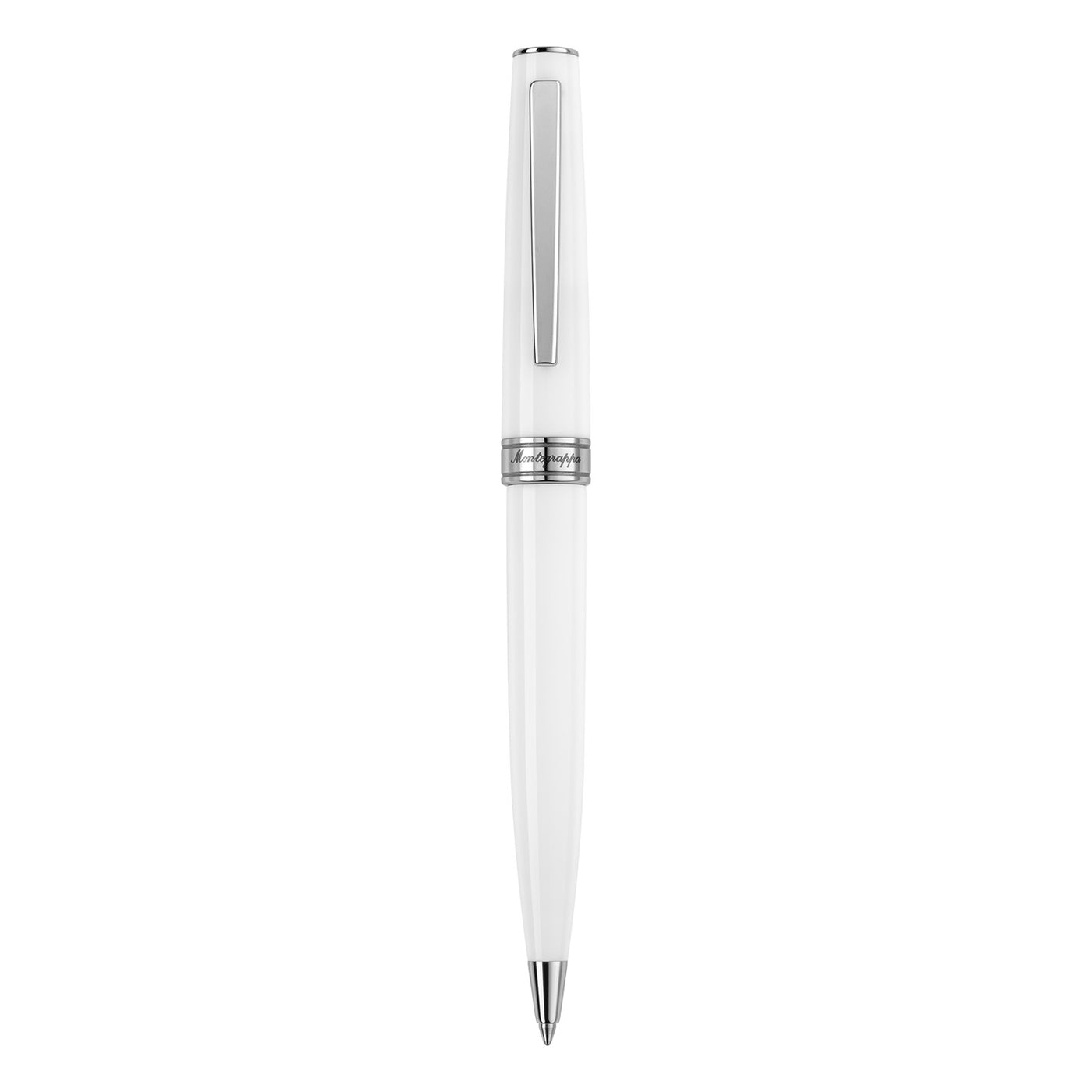 Montegrappa Armonia Ball Pen - Frost White CT