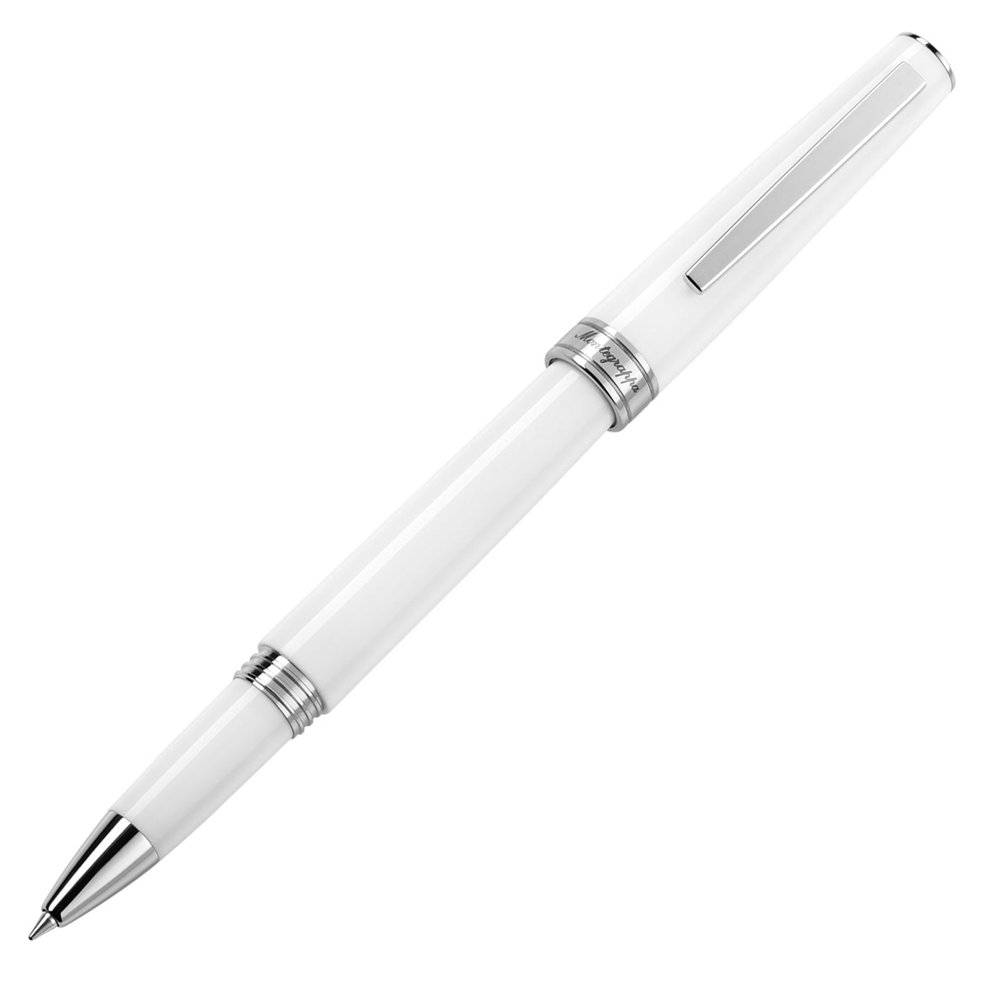 Montegrappa Armonia Roller Ball Pen - Frost White CT