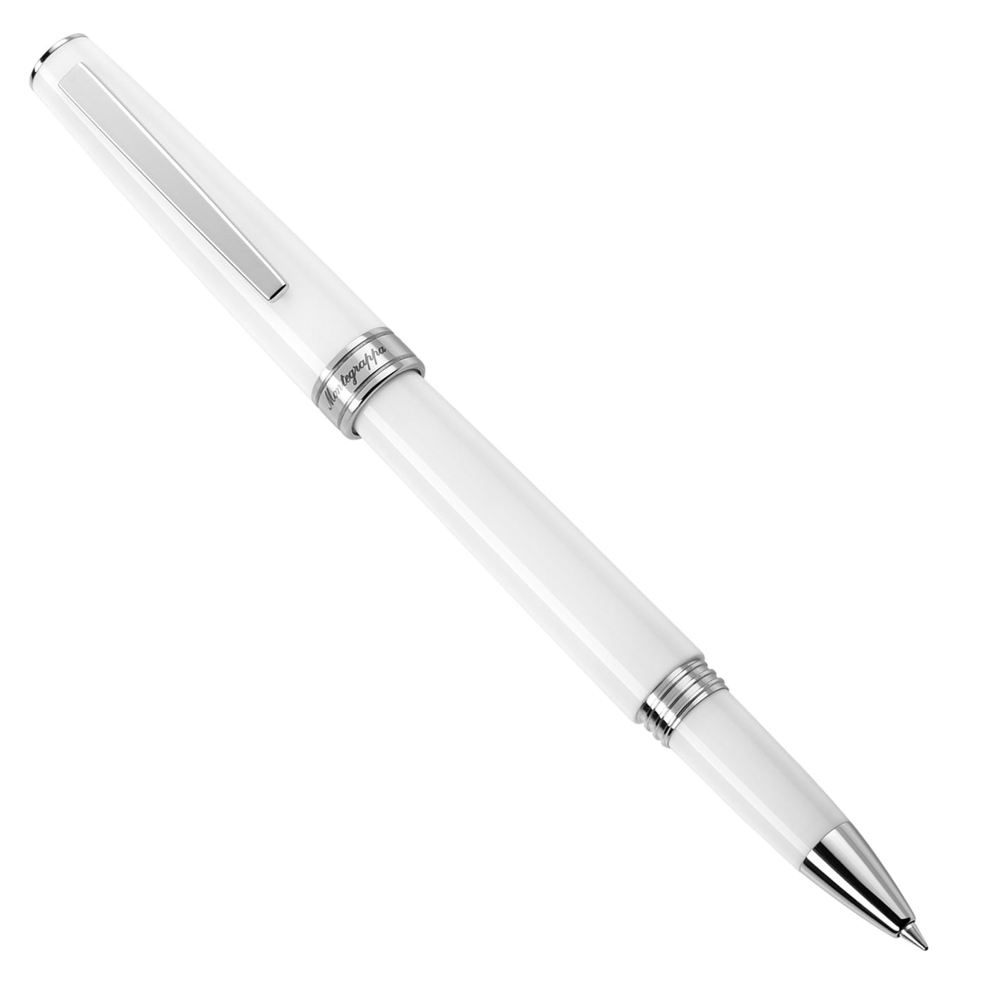 Montegrappa Armonia Roller Ball Pen - Frost White CT