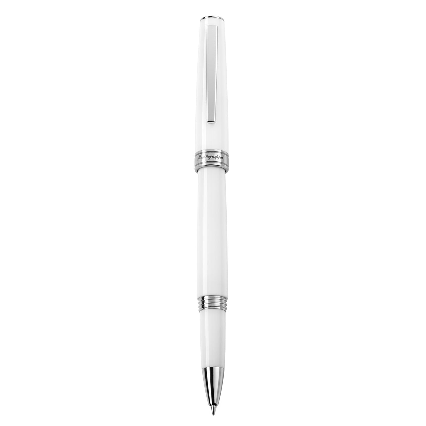 Montegrappa Armonia Roller Ball Pen - Frost White CT