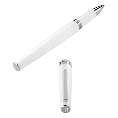 Montegrappa Armonia Roller Ball Pen - Frost White CT