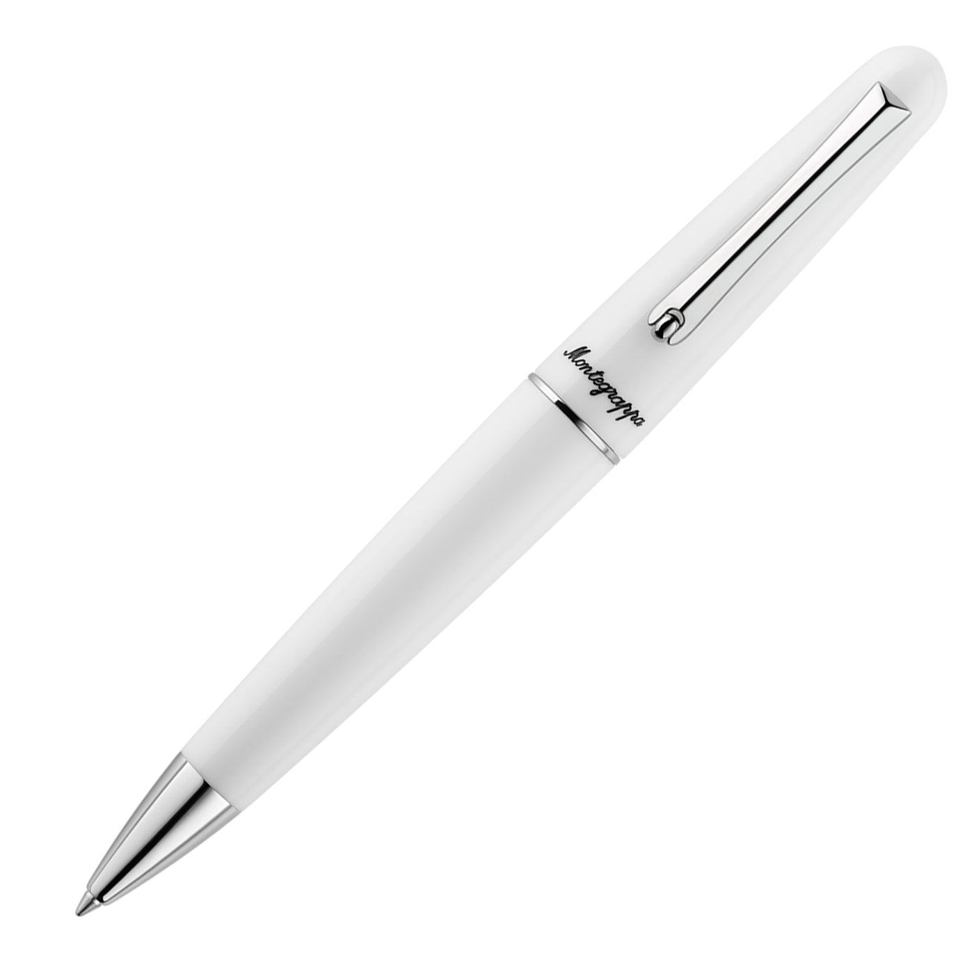 Montegrappa Elmo 01 Ball Pen - White Frost CT